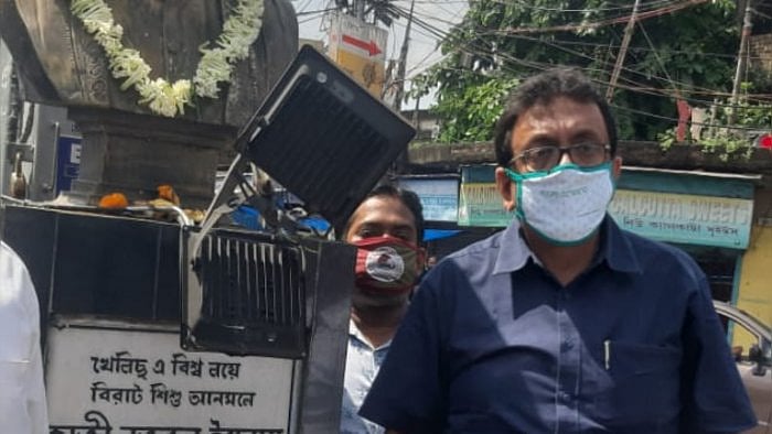 TMC MP Santanu Sen. Credit: Twitter Photo/@santanusenmp