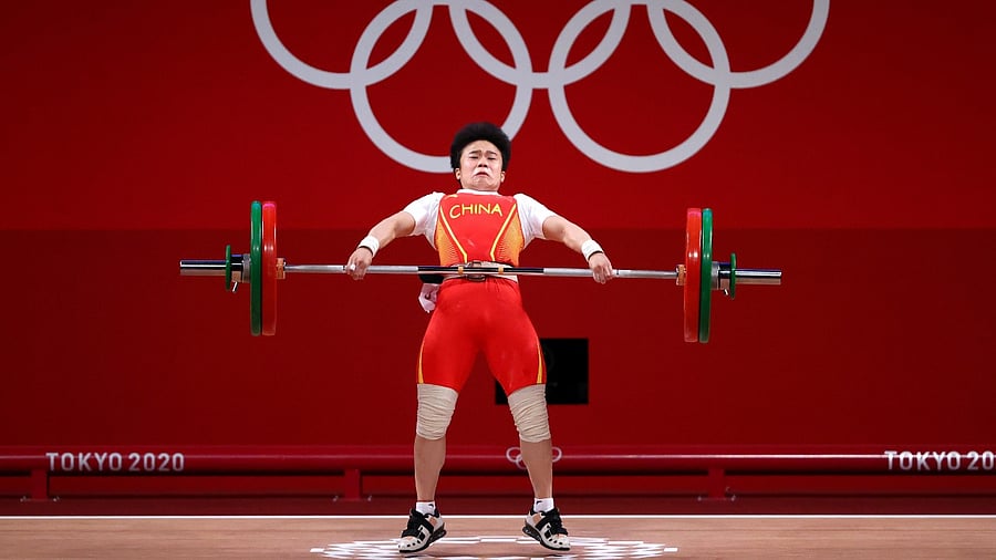 Hou Zhihui of China in action. Credit: Reuters Photo