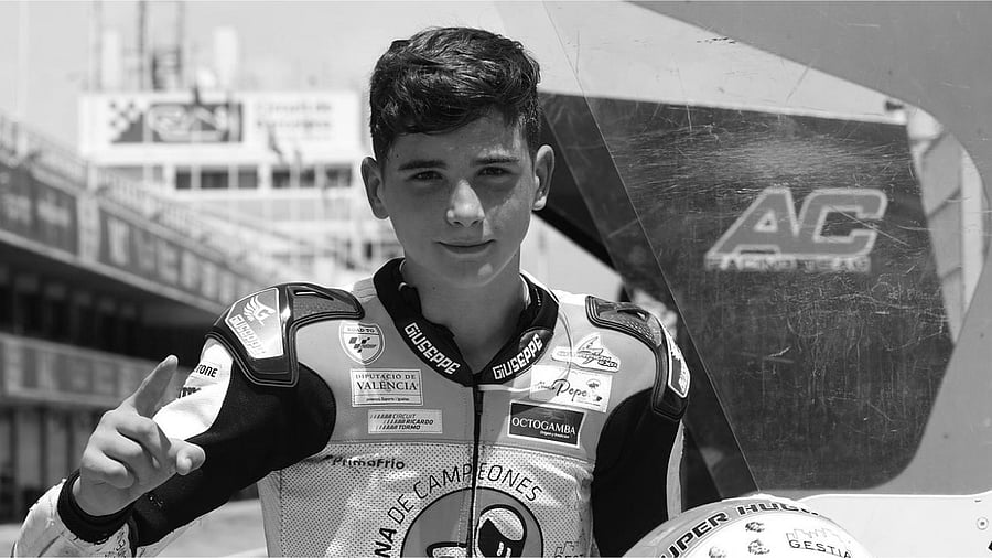 Hugo Millan. Credit: Twitter Photo/@motogp