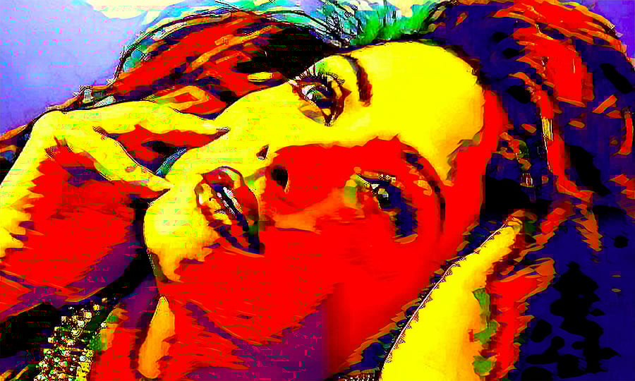 Sridevi pop art by Kalki Subramaniam