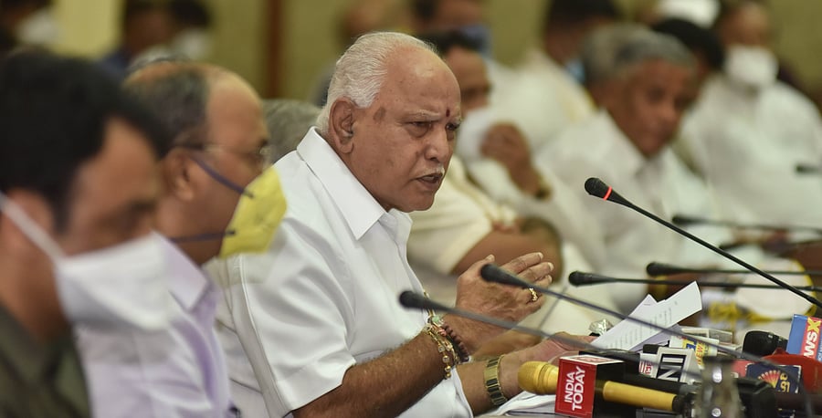 BS Yediyurappa. Credit: DH File Photo
