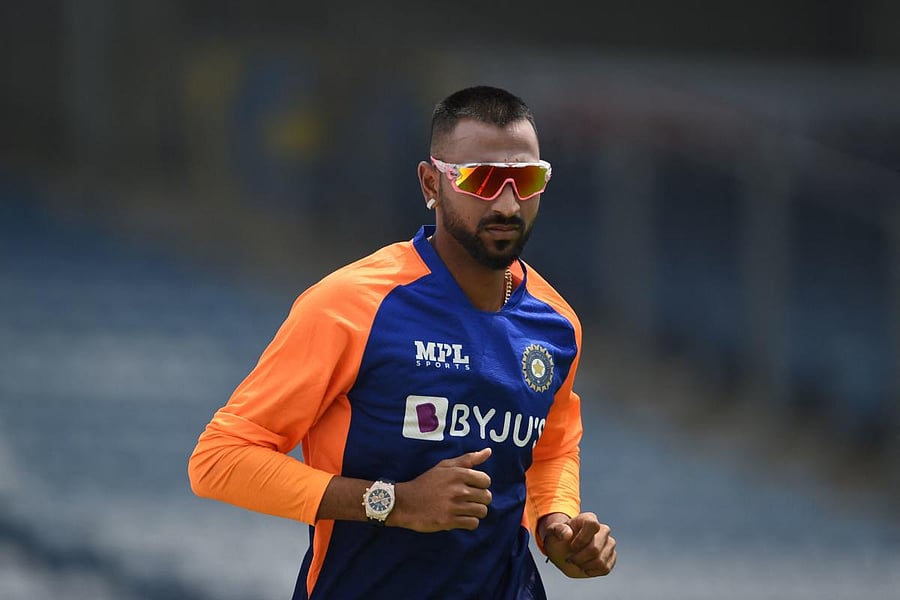 Krunal Pandya. Credit: AFP Photo