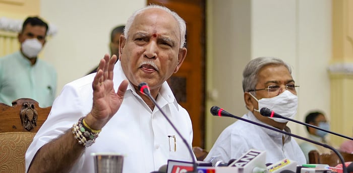 Karnataka CM B S Yediyurappa. Credit: PTI File Photo