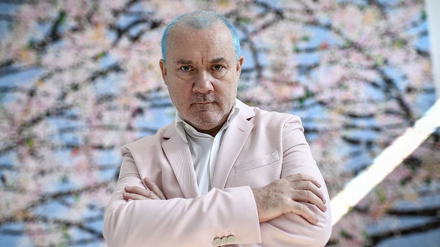 British artist Damien Hirst. Credit: AFP Photo