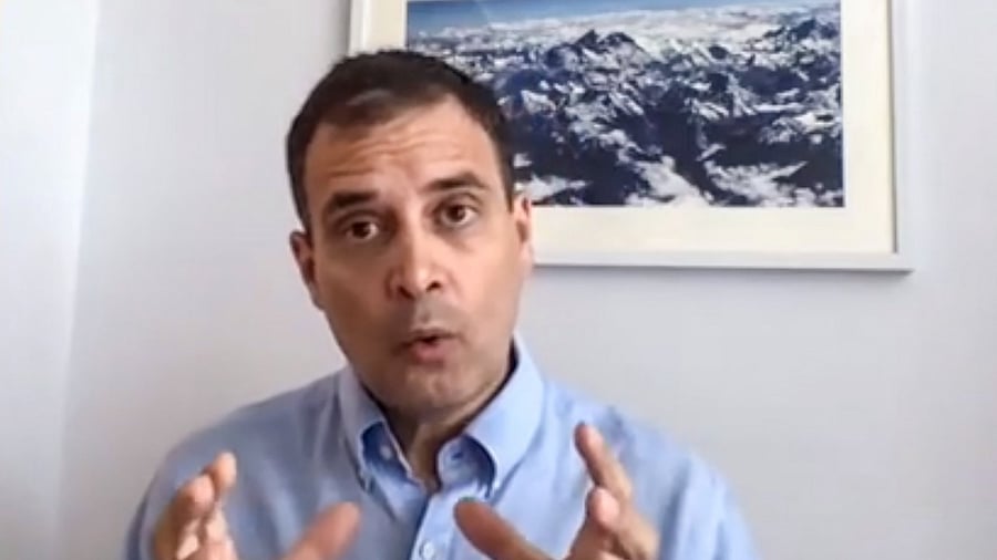 Rahul Gandhi also said that the foundation of India's democracy is that Parliamentarians should be the voice of people. Credit: PTI Photo