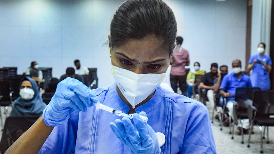 In the tourism segment alone, 5,395 people were administered the first dose of the vaccine during the campaign organised by the Tourism Department. Credit: PTI File Photo