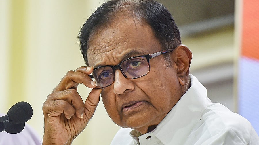 Senior Congress leader P Chidambaram. Credit: PTI File Photo