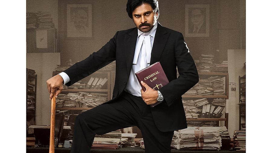 Pawan Kalyan in 'Vakeel Saab'. Credit: IMDb