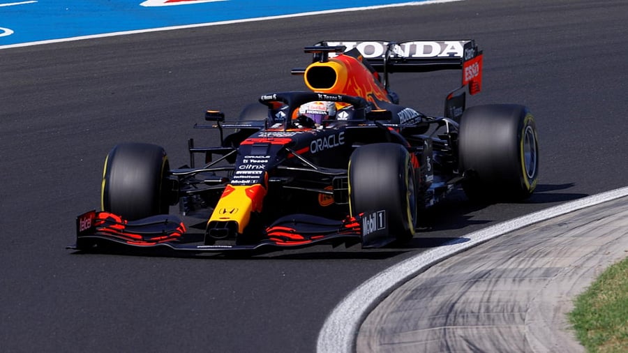 Red Bull's Max Verstappen during qualifiying. Credit: Reuters Photo