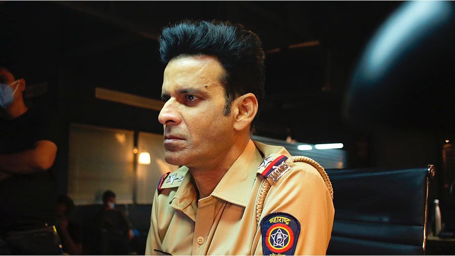Manoj Bajpayee in a still from 'Dial 100'. Credit: Zee5