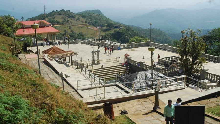 A view of Talacauvery in Kodagu district. Credit: DH File Photo