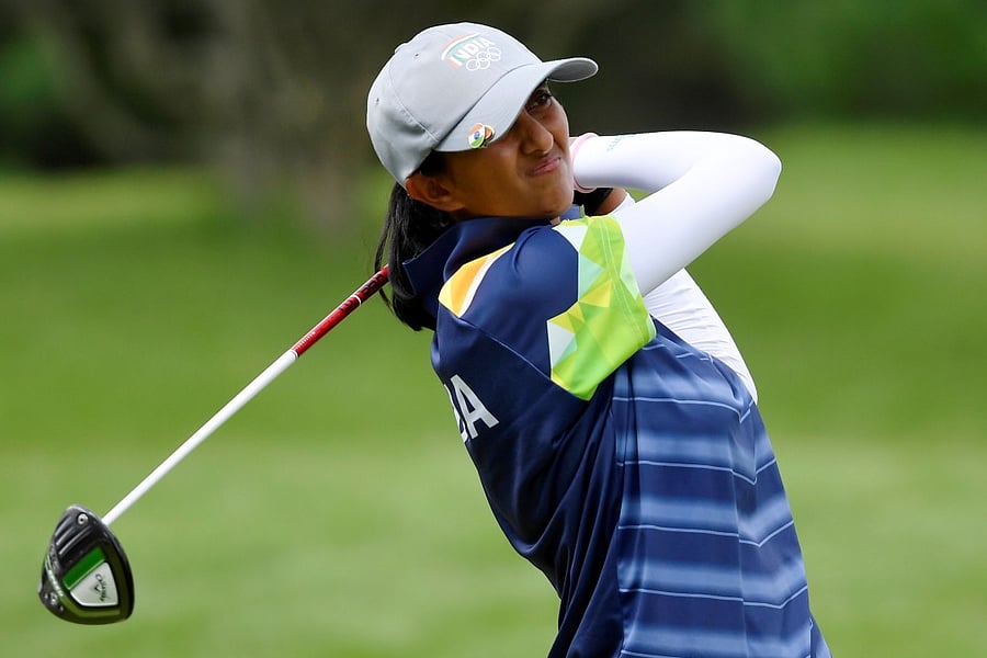 Indian golfer Aditi Ashok. Credit: Reuters Photo