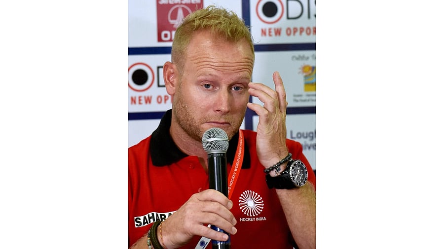 Indian women's hockey team coach Sjoerd Marijne. Credit: PTI file photo