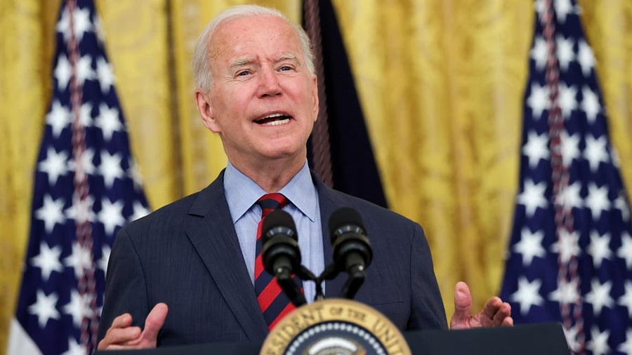 US President Joe Biden. Credit: Reuters File Photo