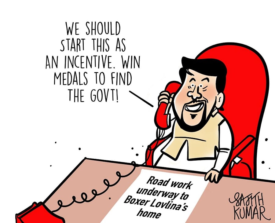 Cartoon by Sajith Kumar