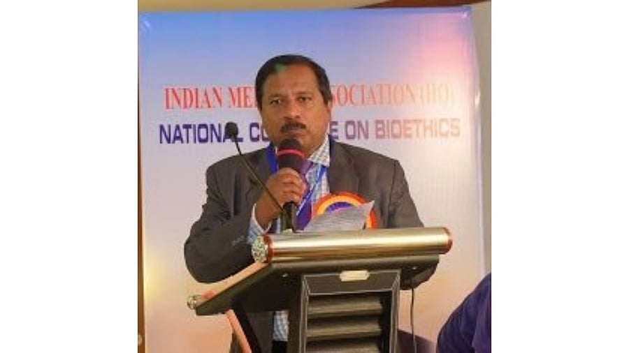 IMA president J A Jayalal. Credit: Twitter/@jayalal10