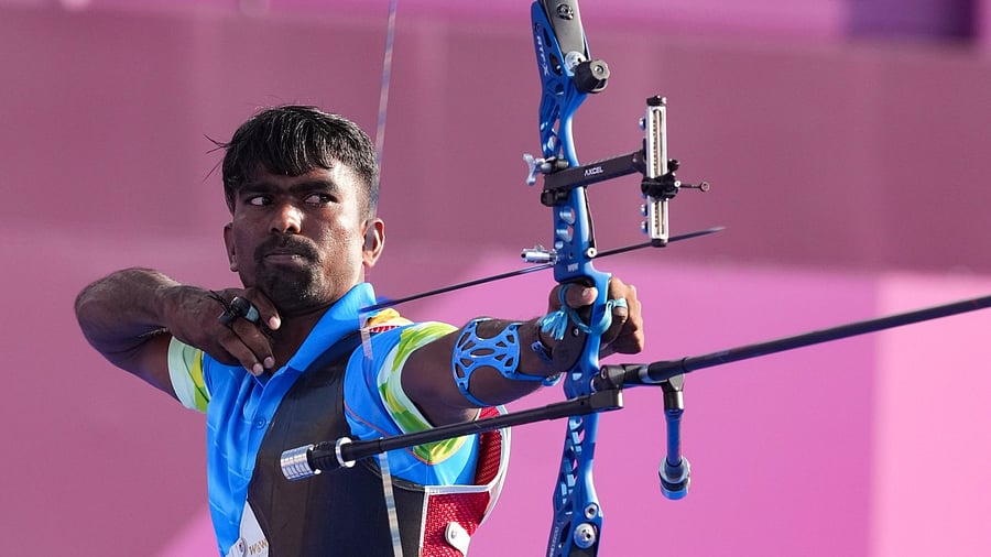 Olympian Archer Pravin Jadhav. Credit: PTI Photo