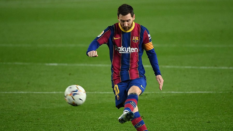 Messi in action. Credit: AFP Photo