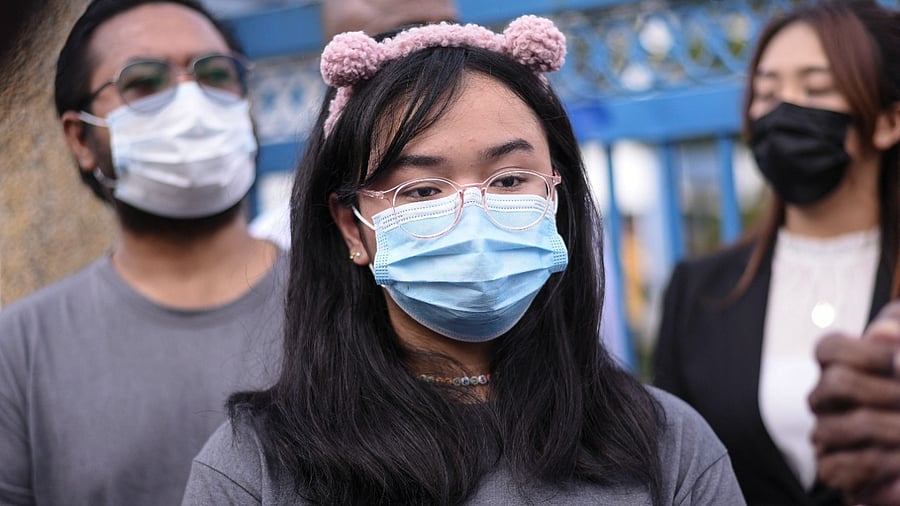 Student activist Ain Husniza Saiful Nizam. Credit: AFP Photo