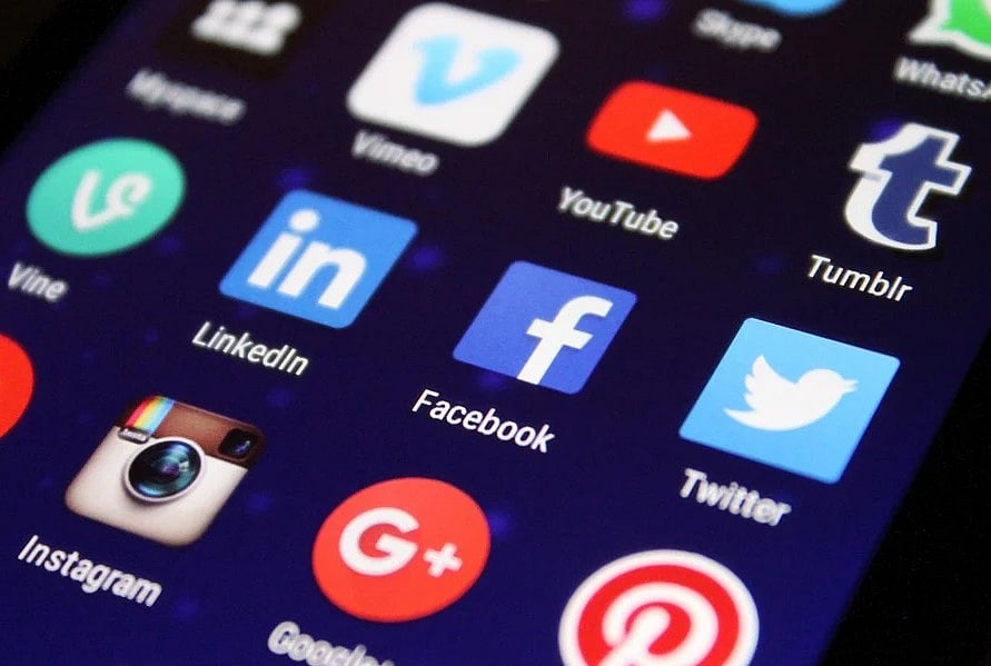 Facebook app on a phone. Picture credit: Pixabay