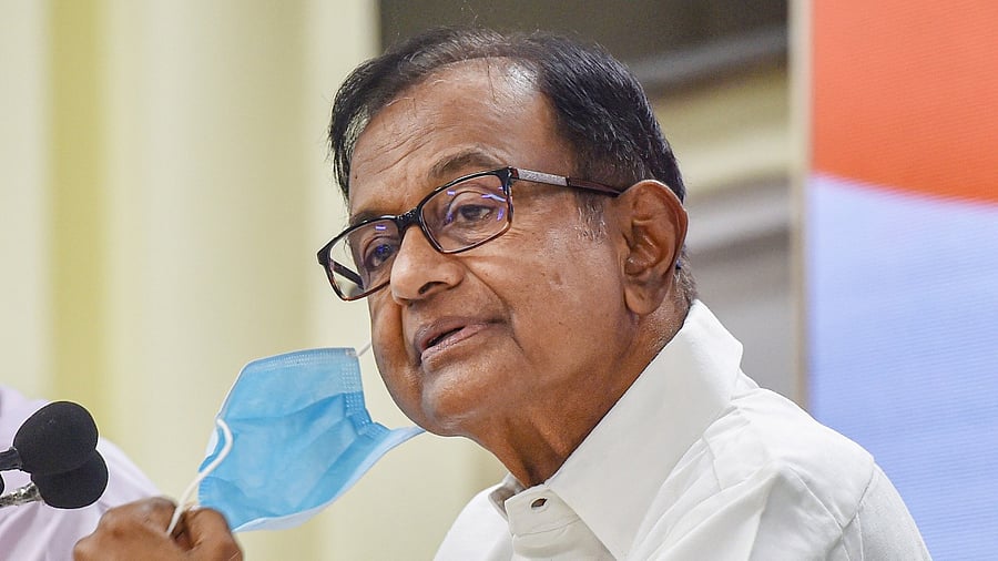Senior Congress leader P Chidambaram. Credit: PTI File Photo