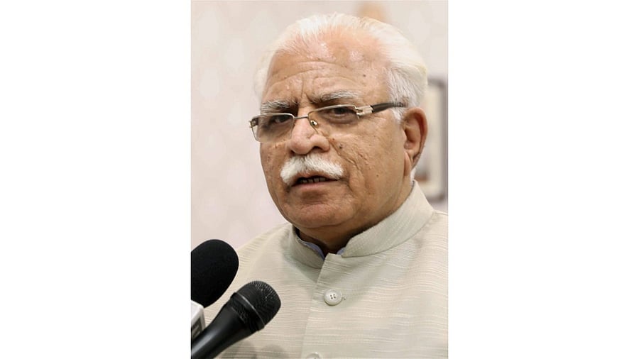 Haryana Chief Minister Manohar Lal Khattar. Credit: PTI File Photo