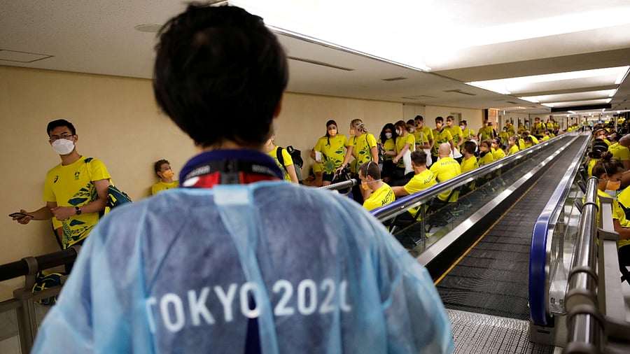 Cases were already on the rise before the Games, and Tokyo has been under a state of emergency for weeks. Credit: Reuters Photo