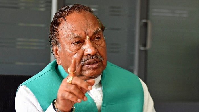 Rural Development & Panchayat Raj Minister K S Eshwarappa. Credit: DH File Photo