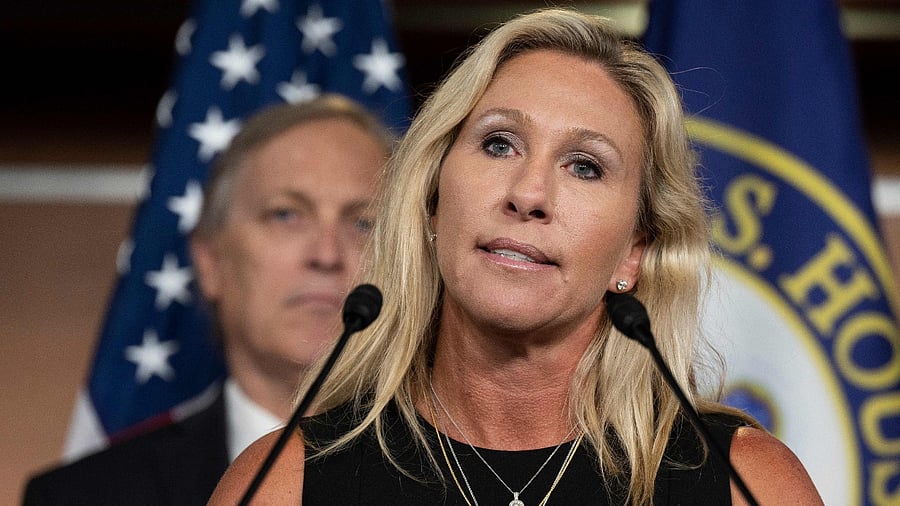 US Congresswoman Marjorie Taylor Greene. Credit: AFP File Photo