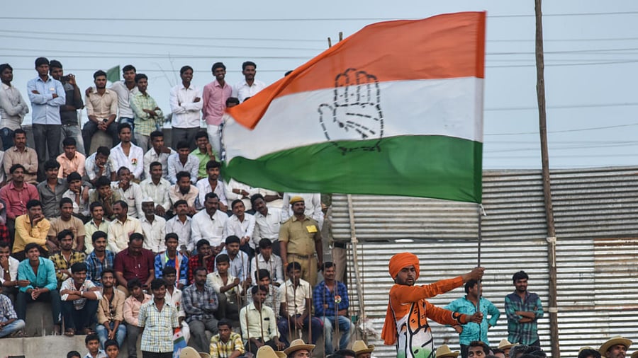 Congress flag. Credit: DH Photo