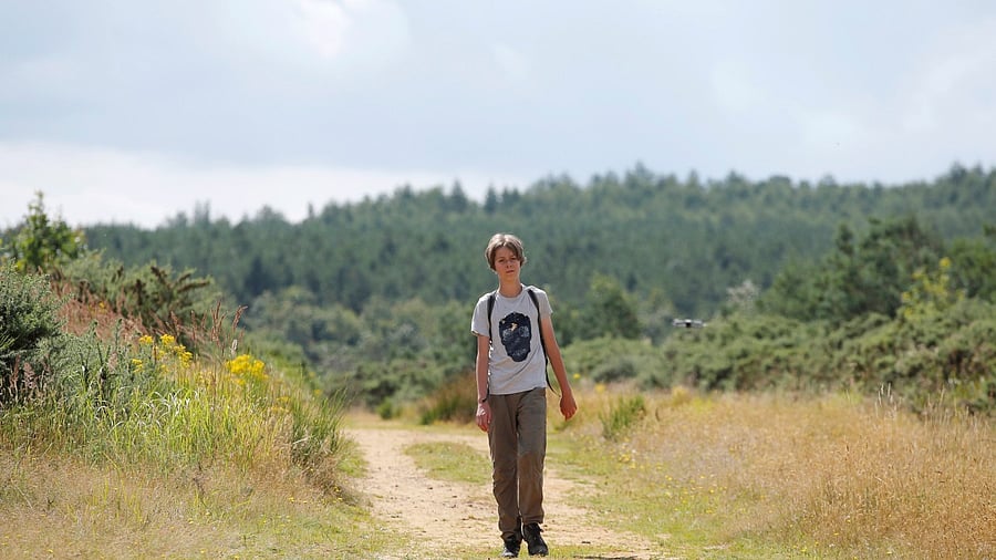 Jude Walker during his 210 miles walk from Yorkshire to London. Credit: Reuters Photo