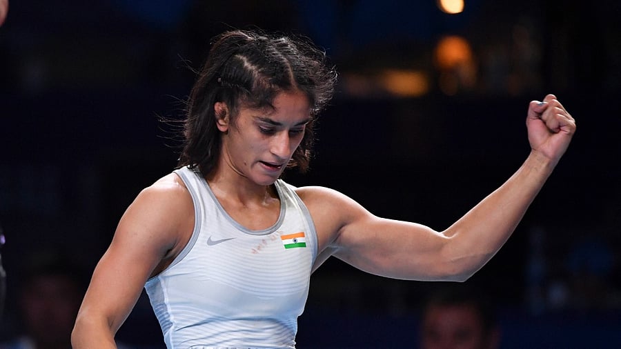 Vinesh Phogat. Credit: AP Photo