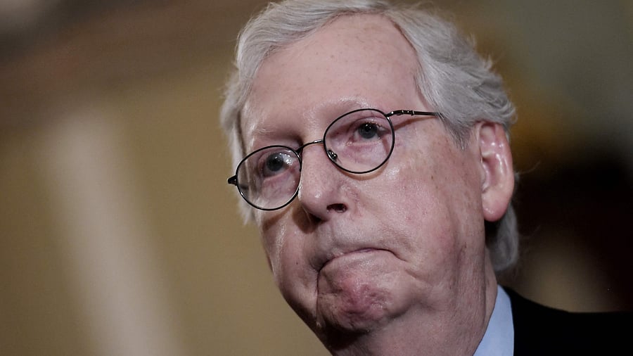 Congress' top Republican Senator Mitch McConnell. Credit: AFP Photo