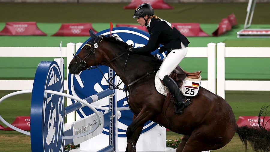 Germany's Annika Schleu. Credit: Reuters Photo