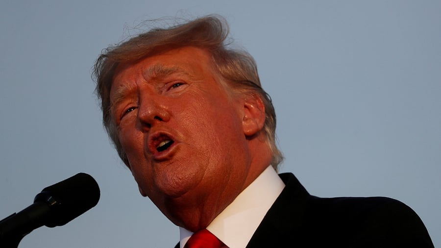 Former US president Donald Trump. Credit: Reuters Photo