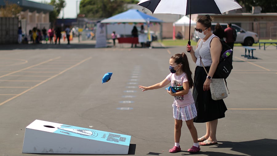 Children currently make up about 2.4 per cent of the nation's Covid-19 hospitalsations. Credit: Reuters Photo