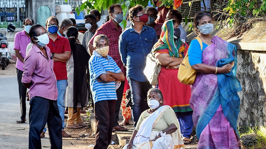 Kerala reported 51.51 per cent of the total Covid-19 cases recorded in India in past seven days. Credit: PTI File Photo