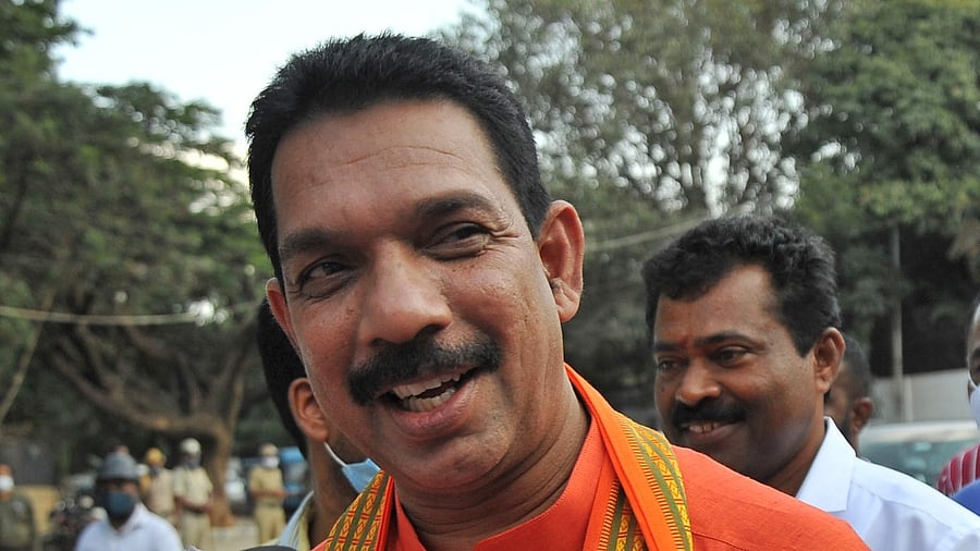 Karnataka BJP chief Nalin Kumar Kateel. Credit: DH File Photo