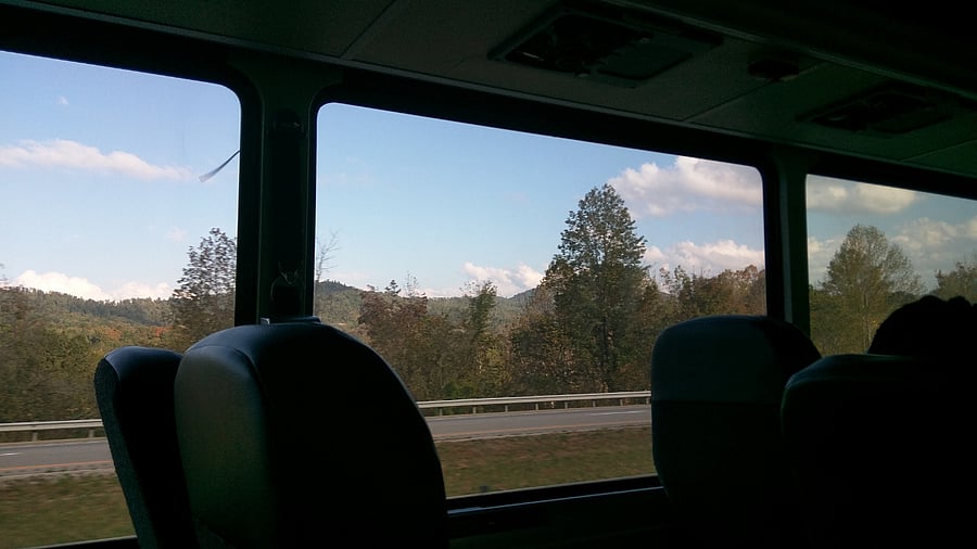 Drivers park the buses during the day and at night fill them with children and leave. Credit: iStockPhoto