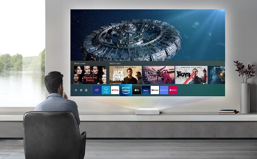 Samsung 'The Premiere’ 4K Ultra Short Throw Laser Projector. Credit: Samsung