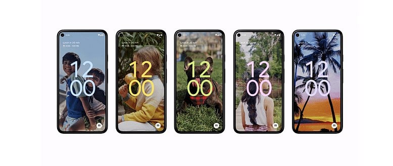 Android 12 interface. Credit: Google