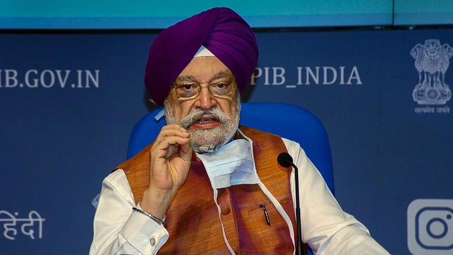 Union Minister of State for Housing & Urban Affairs, Hardeep Singh Puri. Credit: PTI Photo