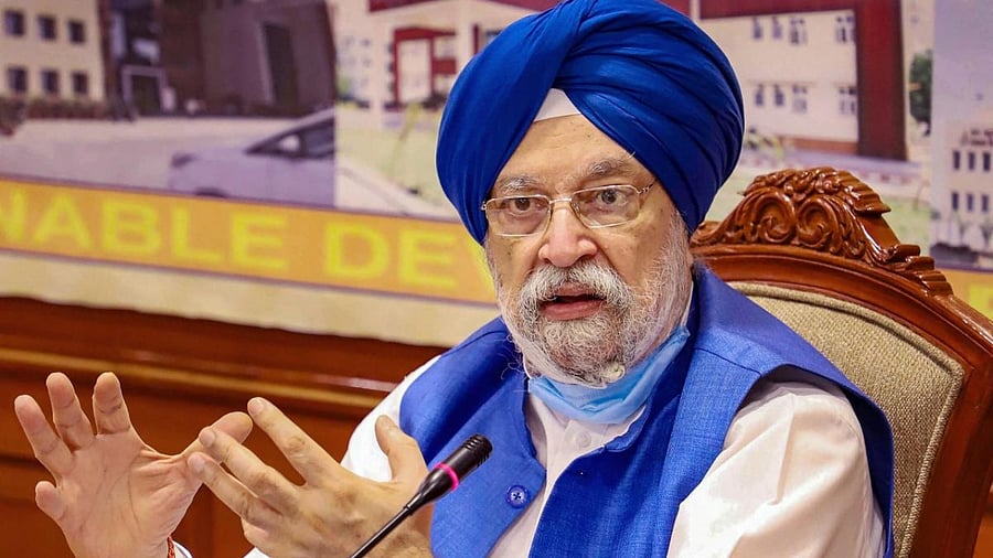 Union Minister Hardeep Puri. Credit: PTI Photo