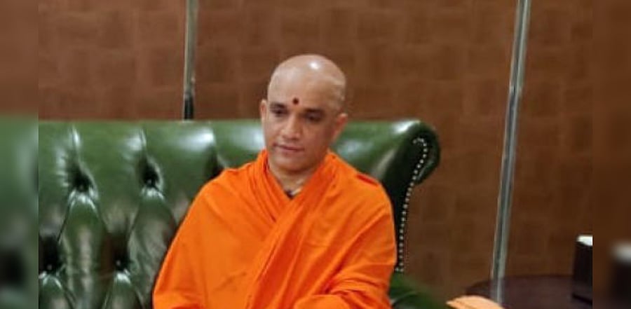 Nirmalanandanatha Swami of the Adichunchunagiri Mutt. Credit: DH Photo