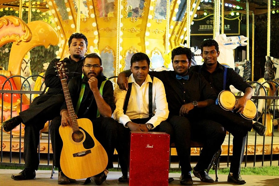 Peter Alvin (second from left) of ‘TAP- The Acoustic Project’ says the pandemic has given artistes the time to focus on their music.