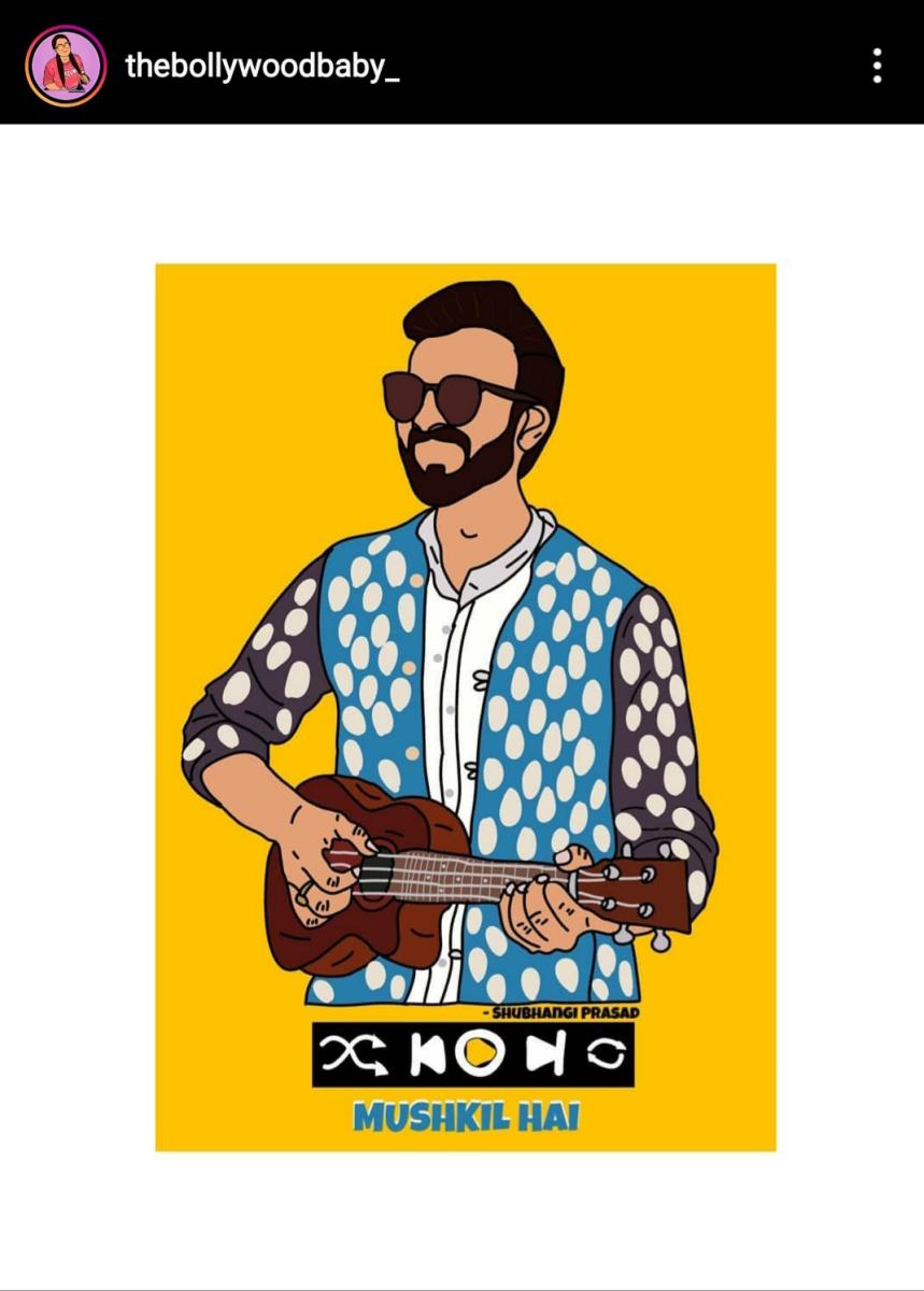 Shubhangi Prasad, who picked up digital art during the lockdown, now takes on paid commissions. She shares her work on Instagram.