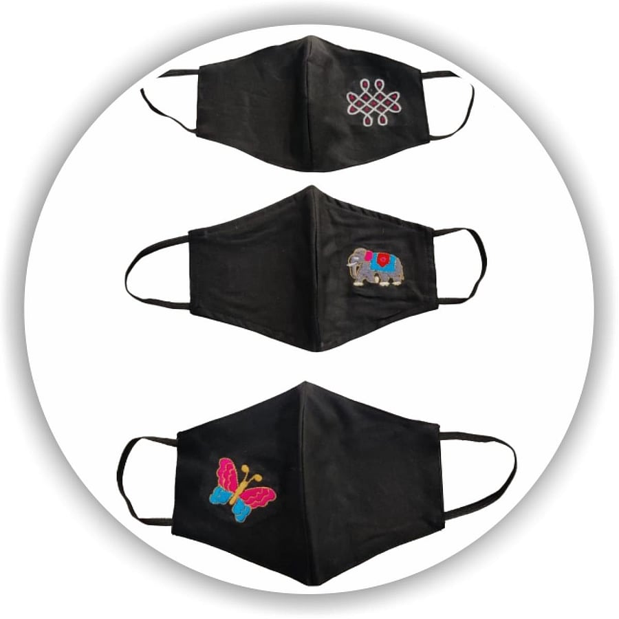 The NGO is now employing mothers of patients to make embroidered masks. They are taking custom and bulk orders.