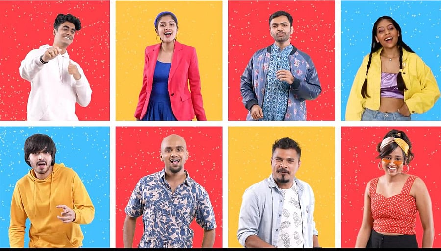 A video grab of Ritviz mashup.