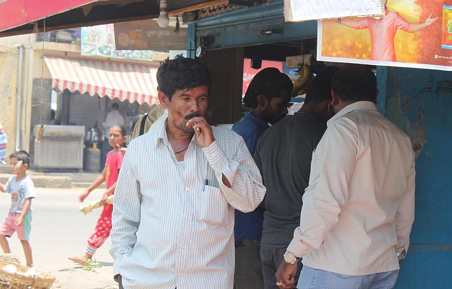 Smoking in public is prohibited under Section 4 of COTPA (Cigarettes and Other Tobacco Products Act). Pic for representation