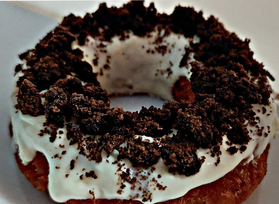 Cookie overload donut